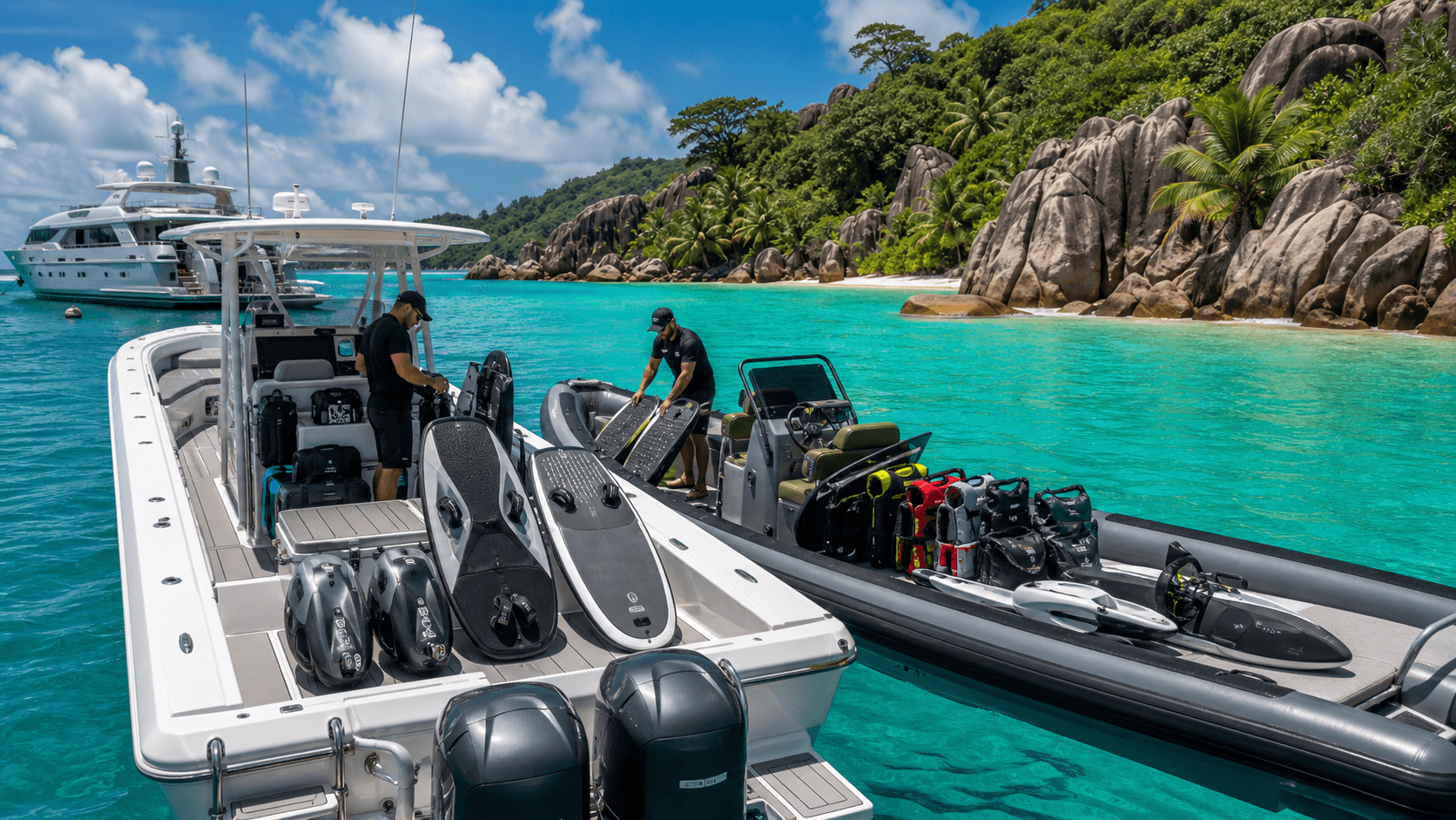 Turning A Yacht Day Into A Floating Playground